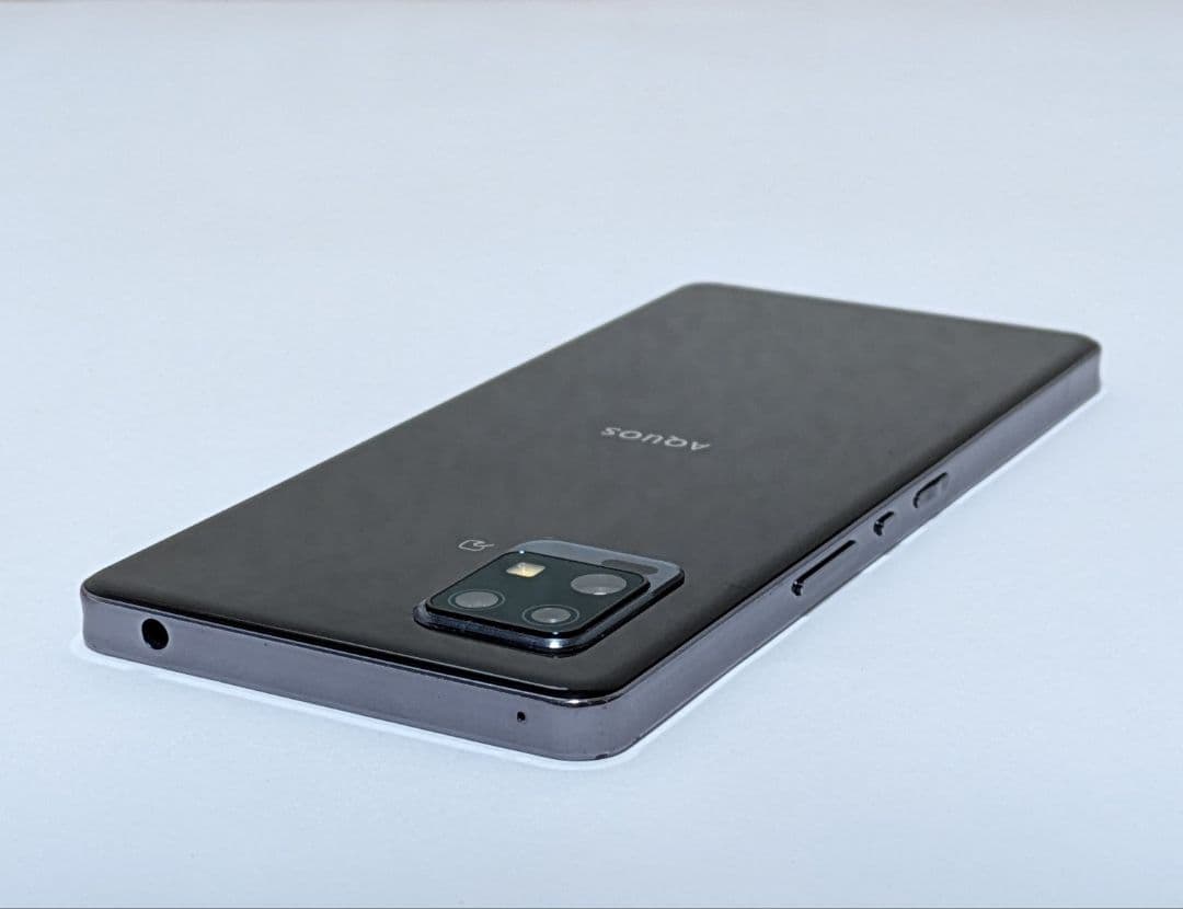 【液晶美品】AQUOS zero6 A102SH 黒 ソフトバンク SIMフリー