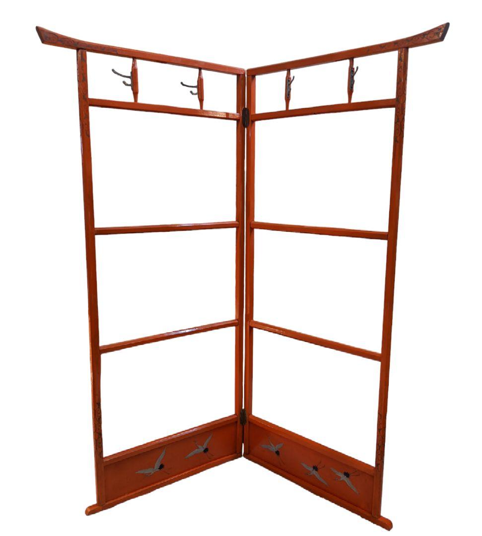 衣桁　和風ハンガーラック　着物掛け　和家具　和小物