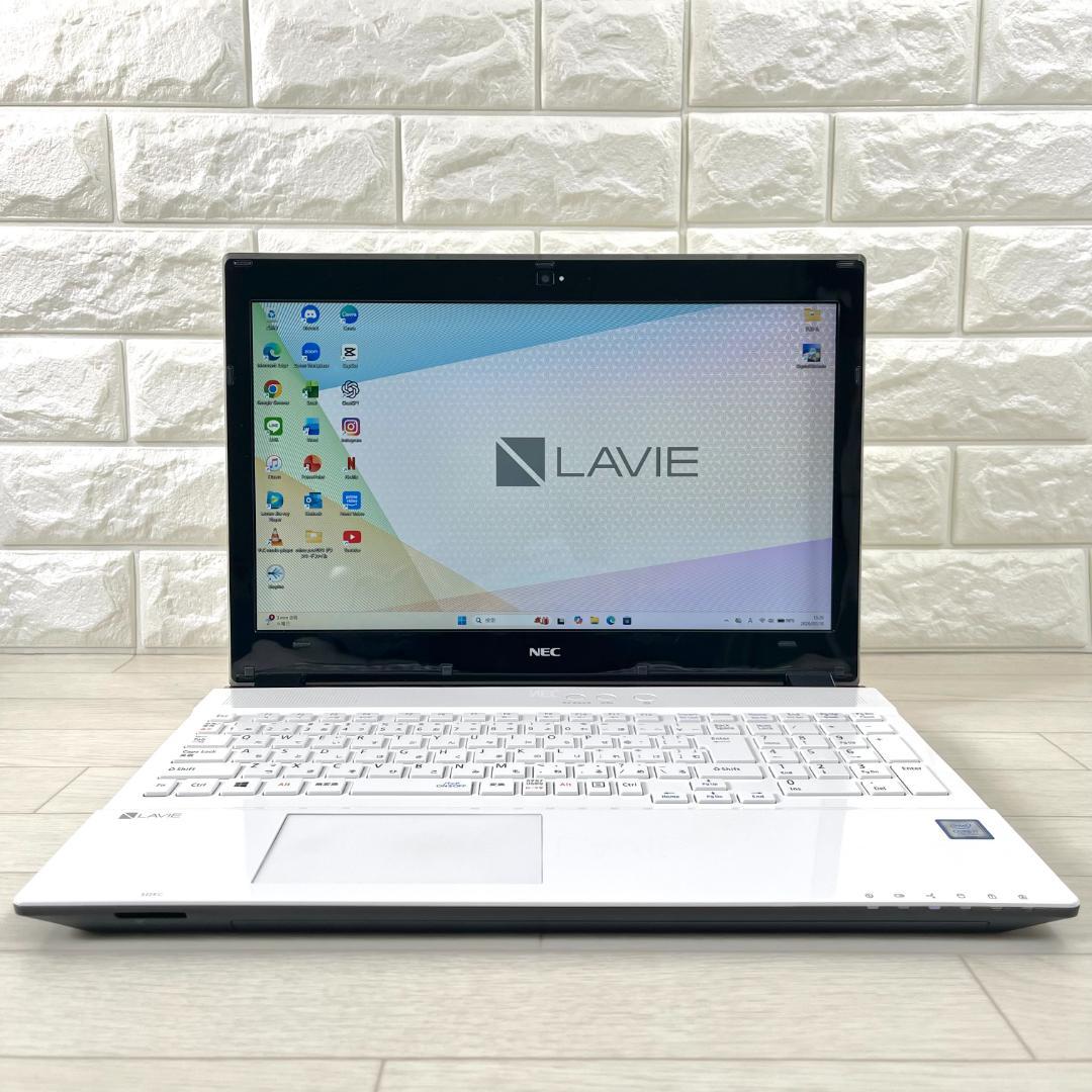 NEC i7 高速SSD512 メモリ16 Windows11 ノートパソコン