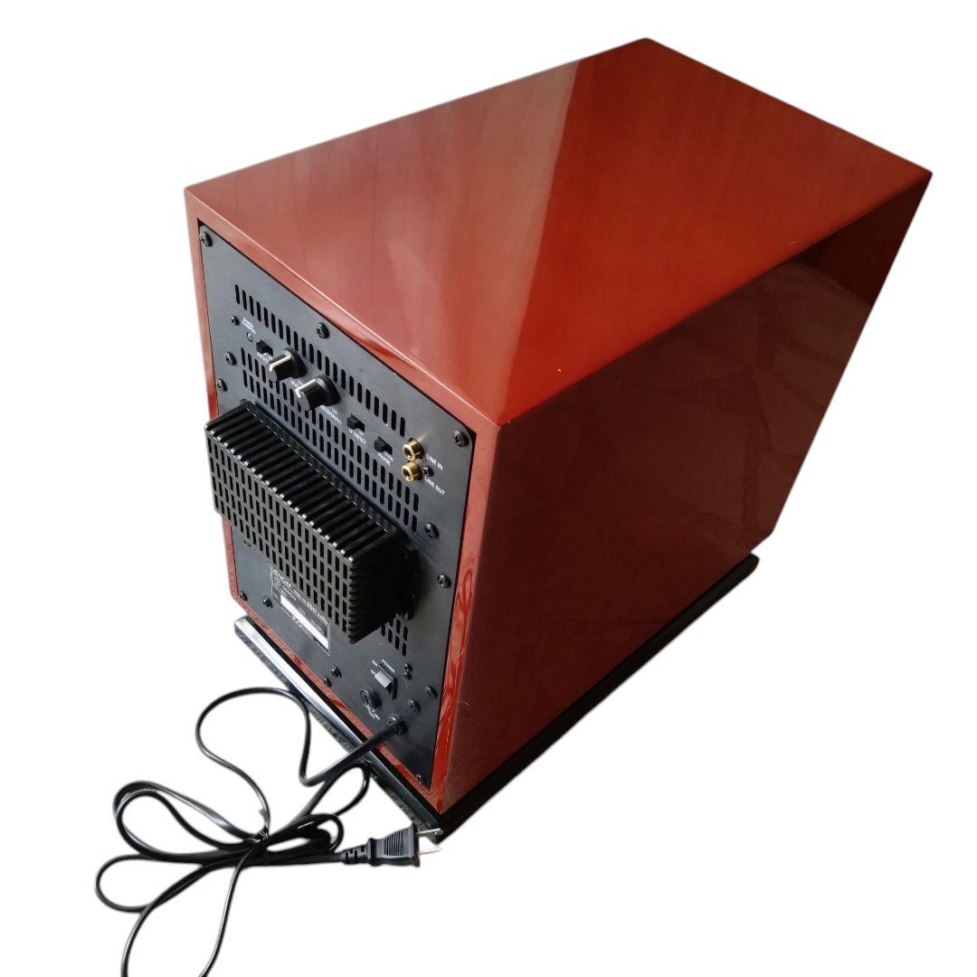 【極美品】DENON サブウーファー　DSW-33XG 木目調 音響 オーディオ