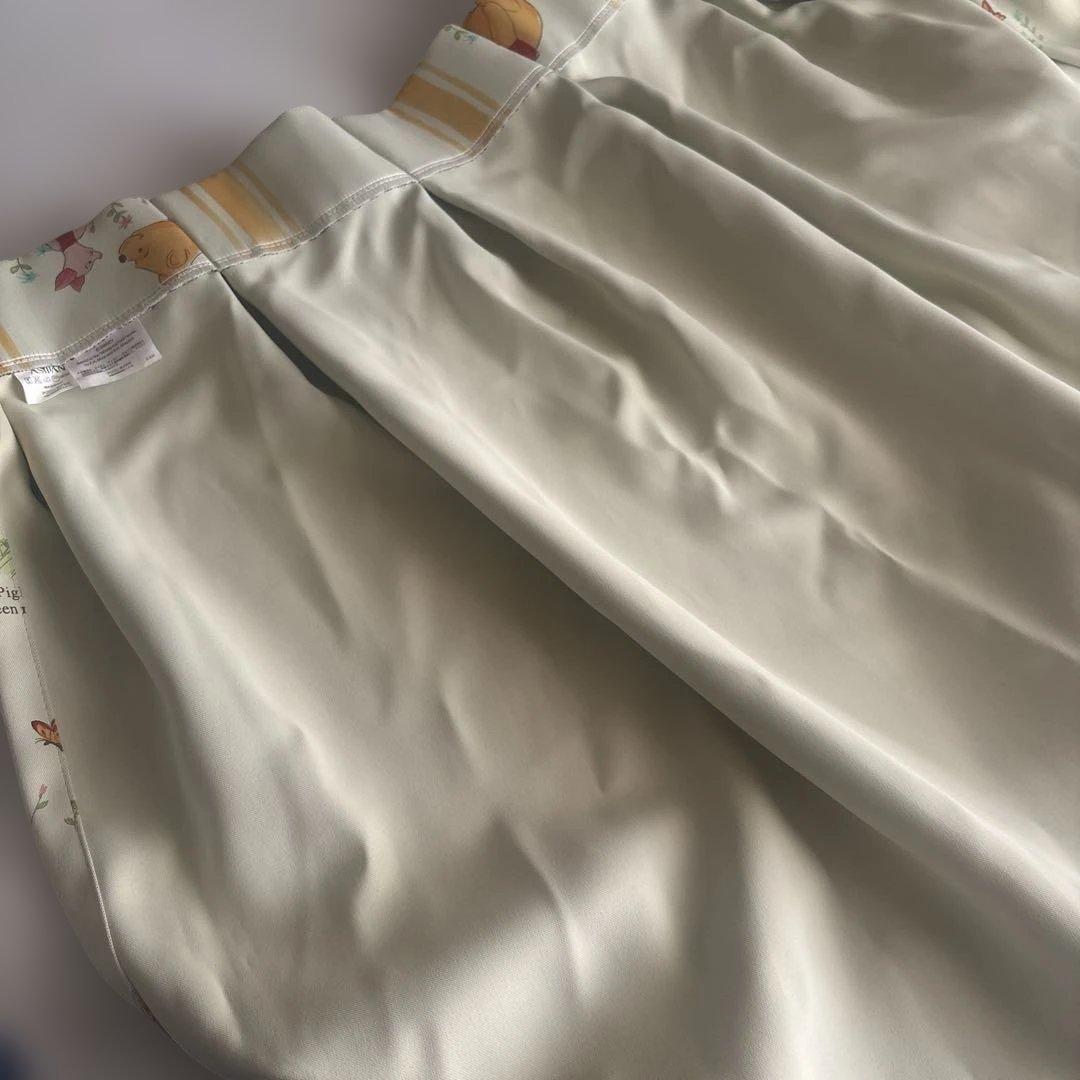 くまのプーさん カーテン 幅85cm 丈80cm 2枚