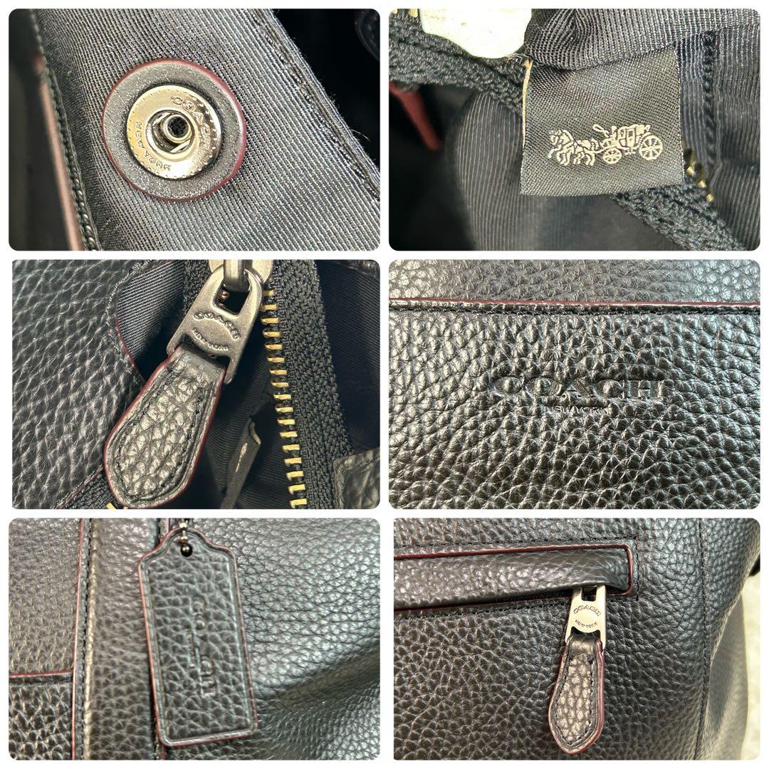 ✨極美品 コーチ 2way トート ショルダーバッグ ペブルドレザー 78768