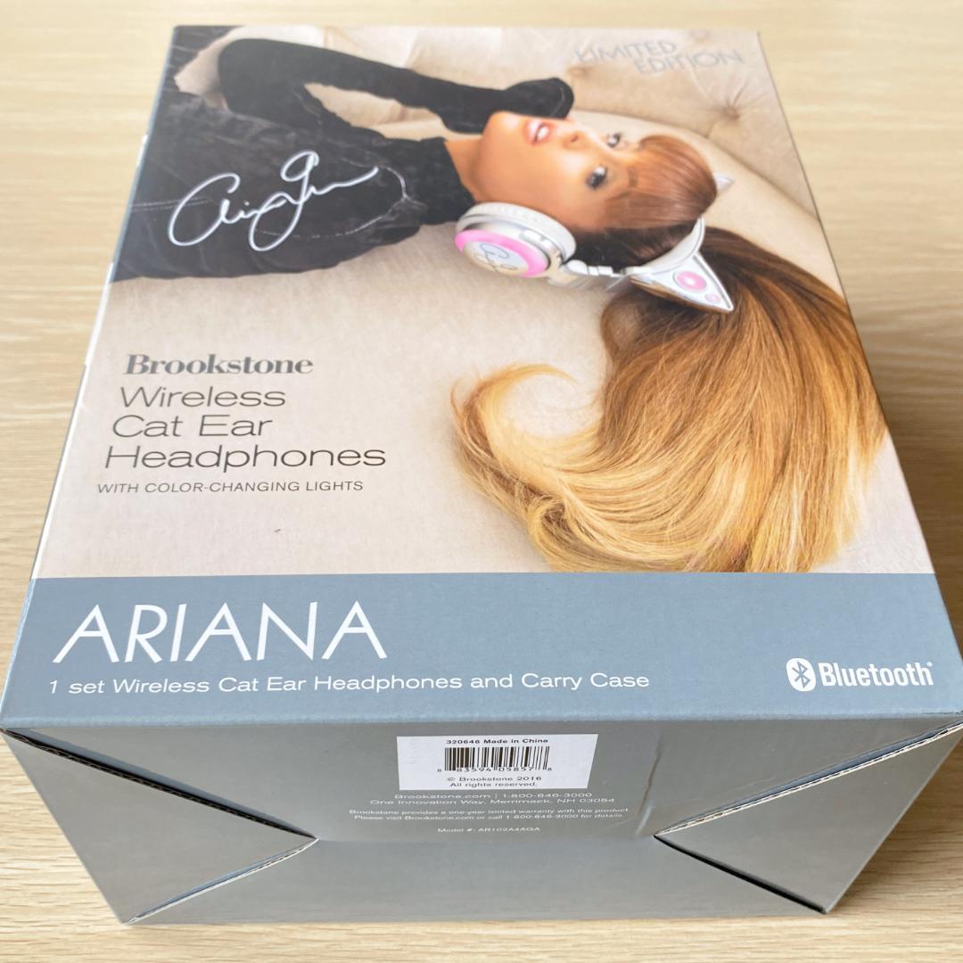 アリアナ・グランデ 限定モデル AXENT WEAR ネコ耳 ヘッドフォン 新品