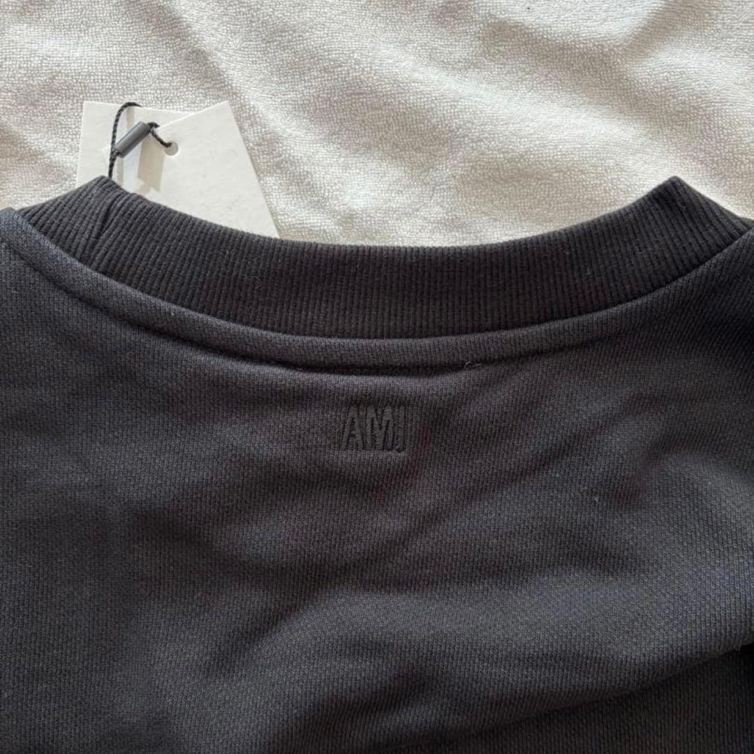 新品未使用 Ami Paris トレーナー スウェット 黒 ブラック L