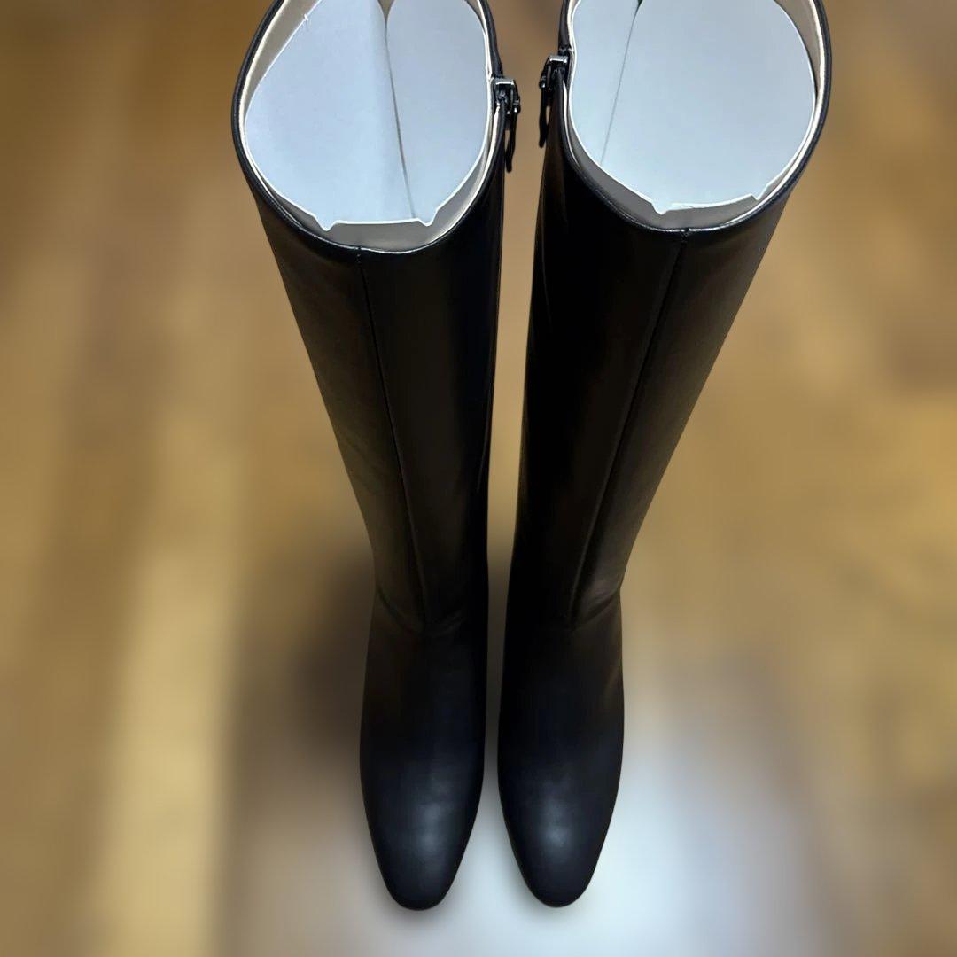 新品　ダイアナ　DIANA 定番　ソフトスクエアトゥ　ロングブーツ　24.0cm