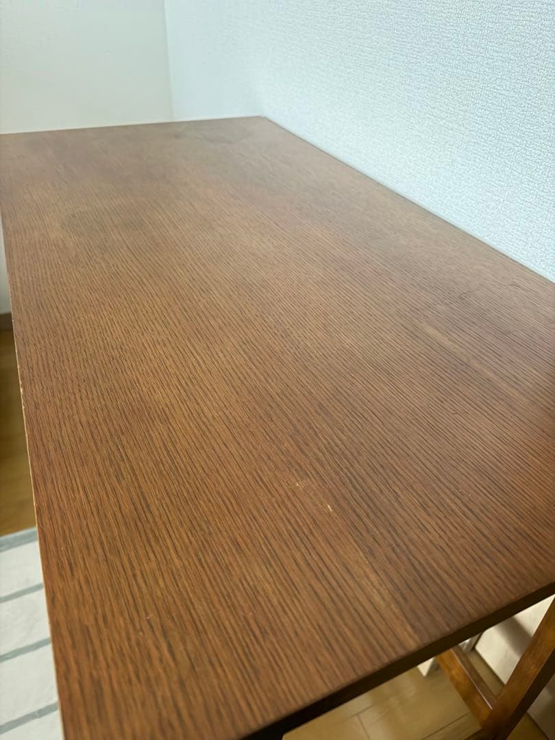 ミッドセンチュリー木製デスク 引き出し付き