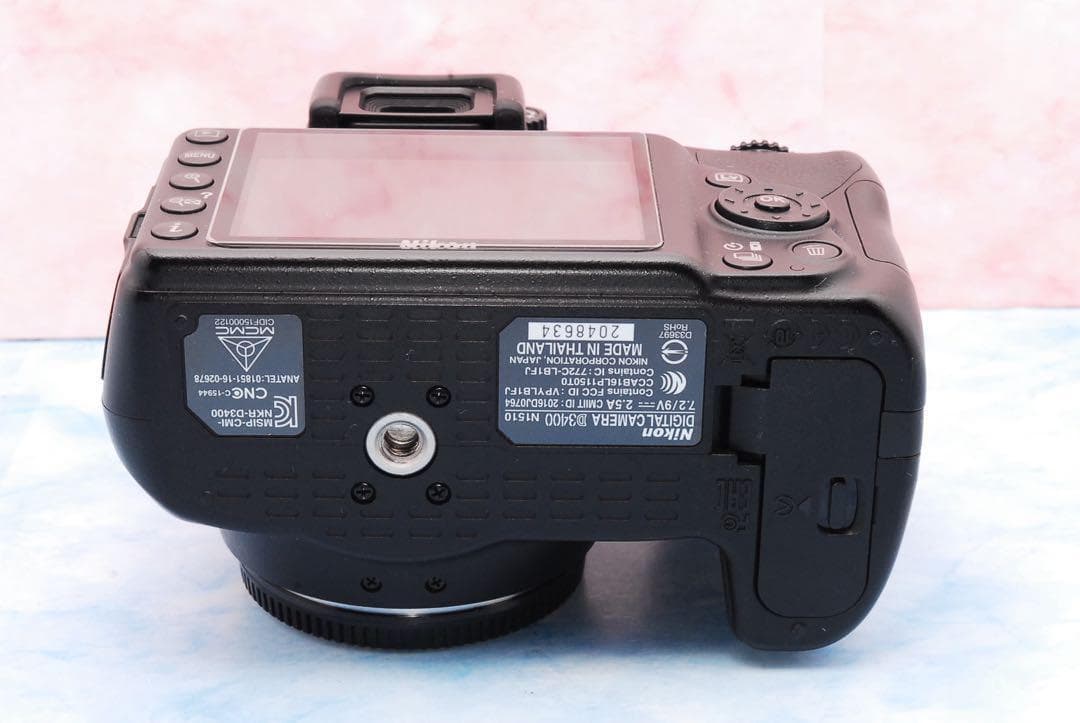 ニコン D3400★Wレンズ★一眼レフカメラ★Bluetooth搭載