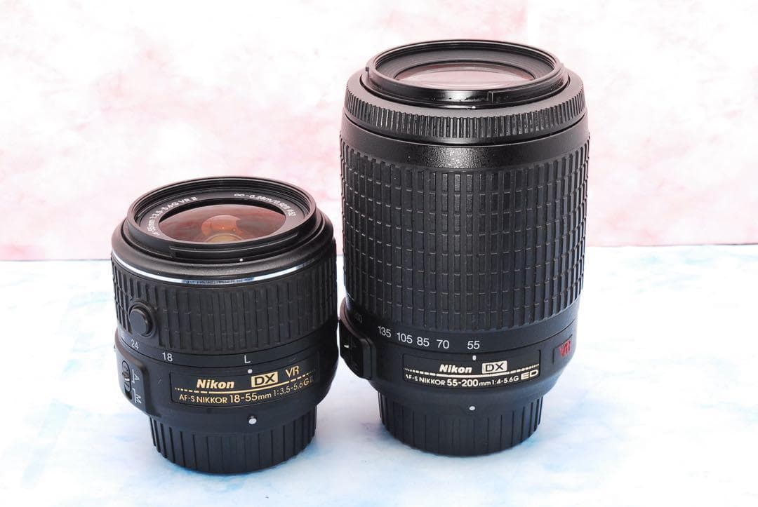 ニコン D3400★Wレンズ★一眼レフカメラ★Bluetooth搭載