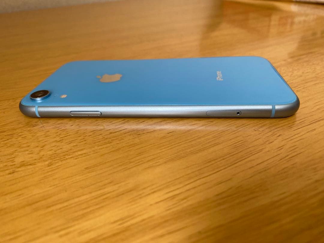 iPhone XR ブルー 128GB 本体 バッテリー最大容量100%