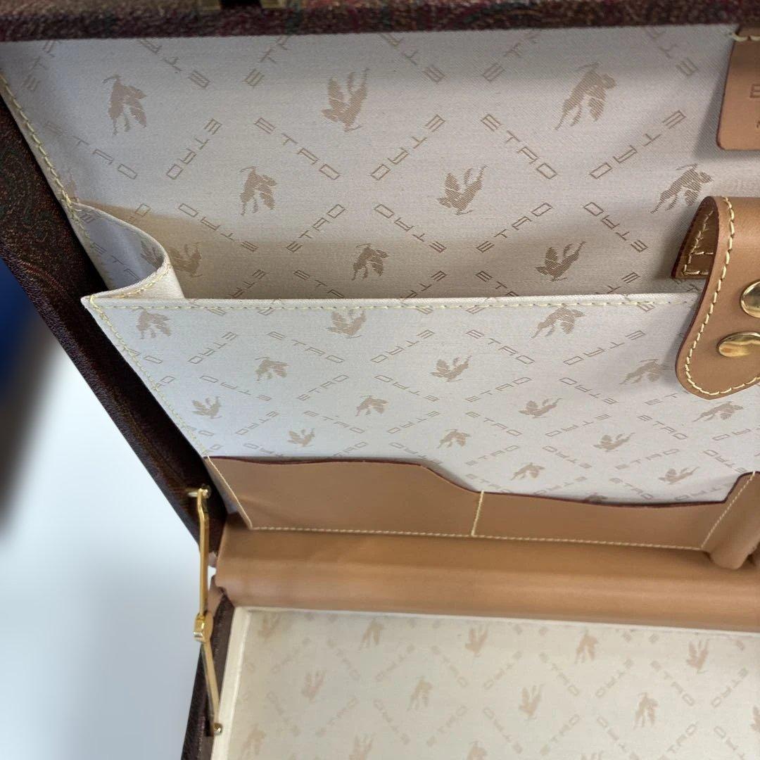 新品　エトロ　アタッシュケース　43×30×10