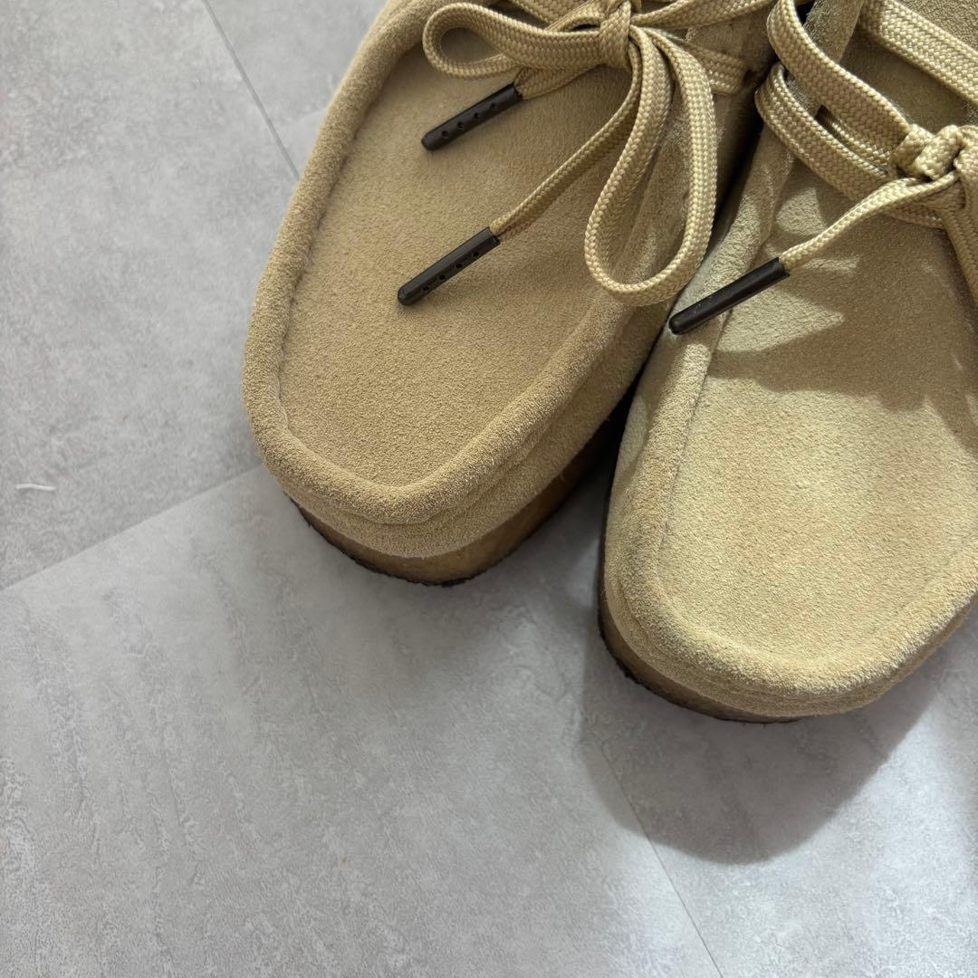 CLARKS ワラビー　ベージュ モカシン