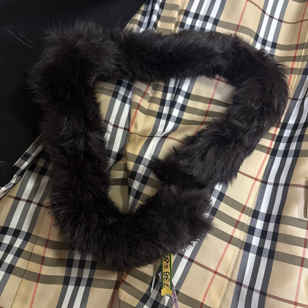 値下げ⭐︎バーバリーブルーレーベル40サイズ　￼ブラックコート　M〜L