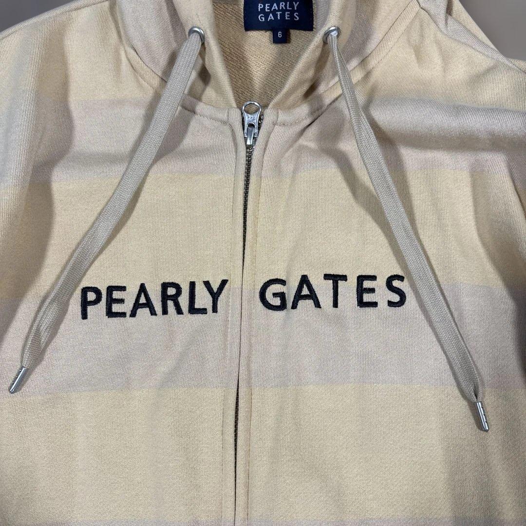 【美品】PEARLY GATES フード付トレーナー　パーカー