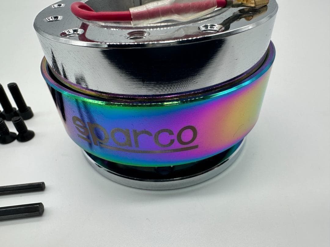 3個【ネオクローム】クイックリリース ボス ハンドル 脱着 モモ ナルディ 対応