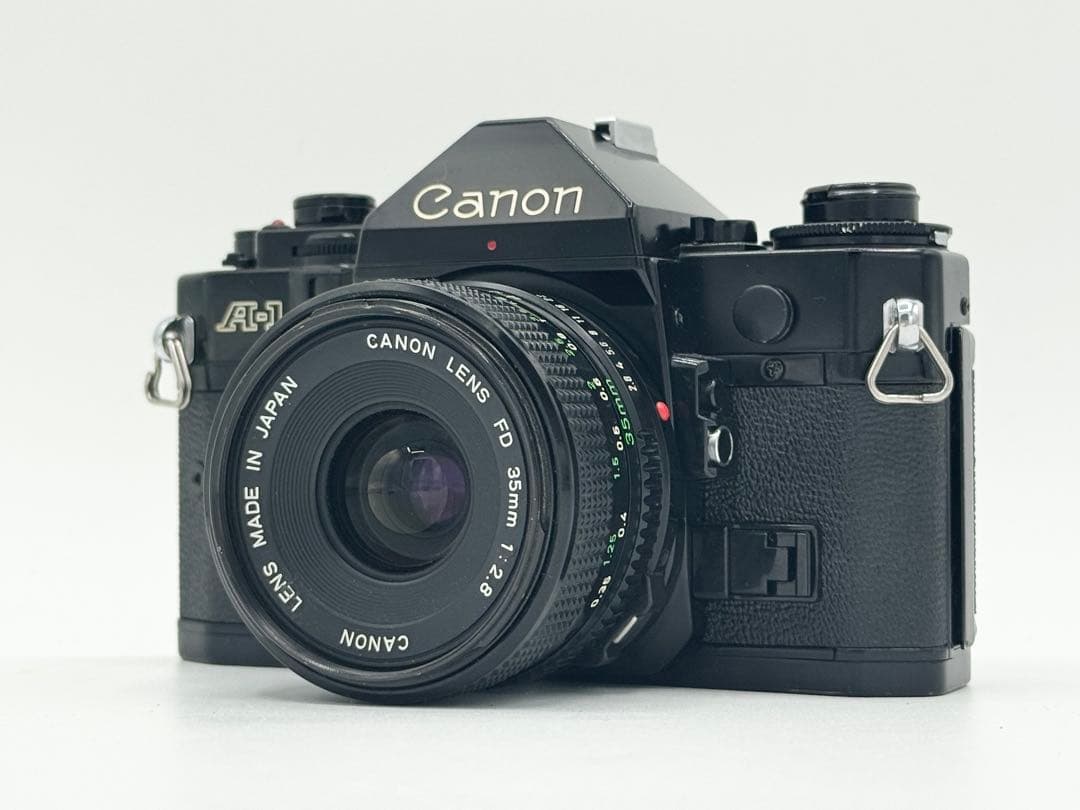 【整備済・完動品】Canon A-1 + NEW FD 35mm F2.8