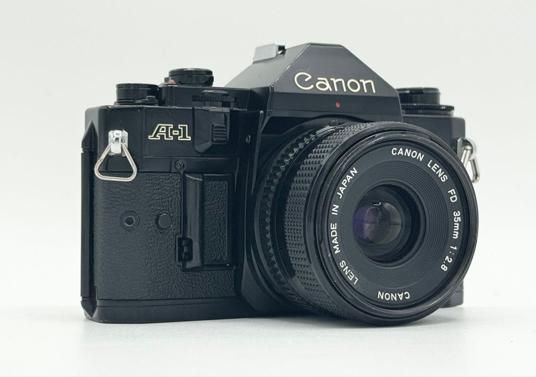 【整備済・完動品】Canon A-1 + NEW FD 35mm F2.8