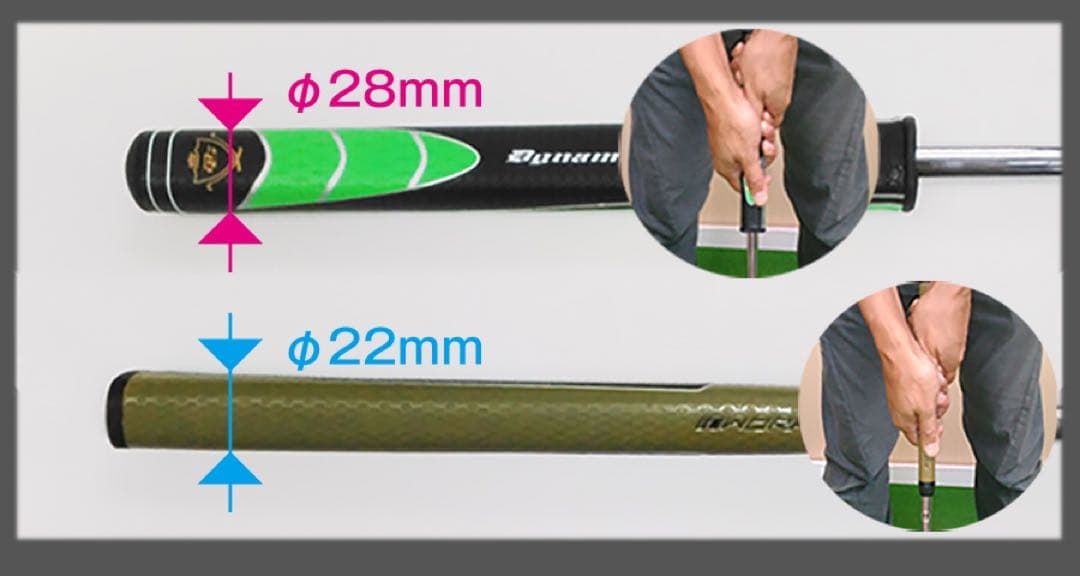 新品が超激安◆極太グリップと大型ヘッドの安定感抜群のカッコいいダイナミクスパター