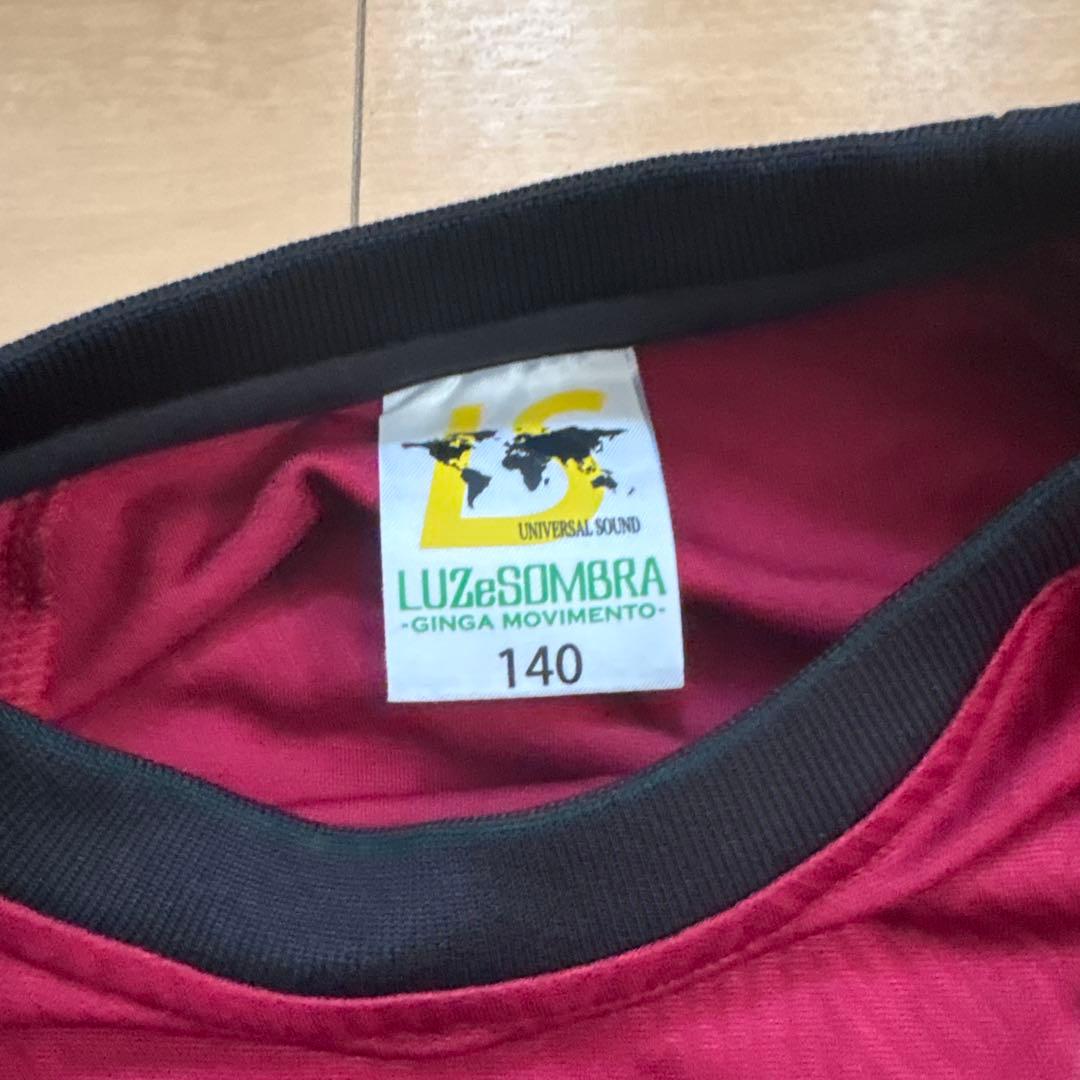 Luz e Sombra 赤黒 長袖シャツ／青アウター　セット　サイズ140