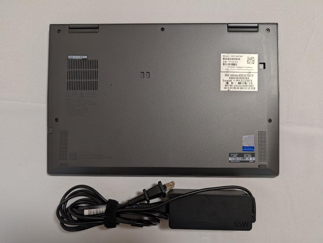 Windowsノート本体 ThinkPad X1 Yoga Gen5 i7-10610U/16GB