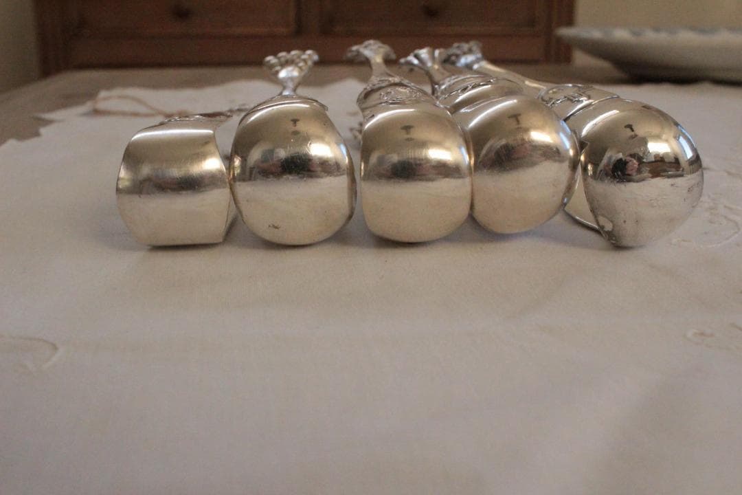 【B】シルバーコーティングのトング/野獣の足・フランスアンティーク