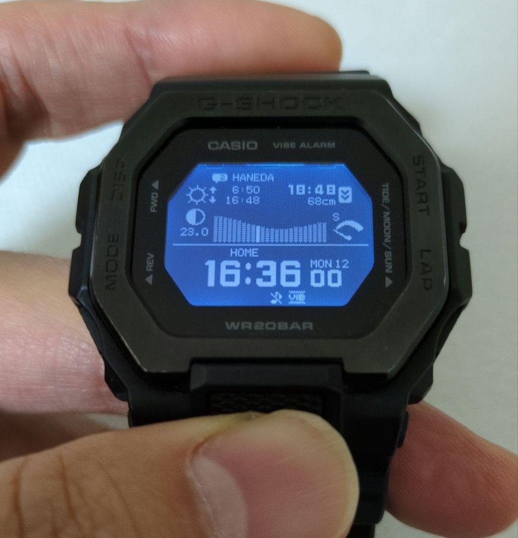 カシオ G-SHOCK GBX-100NS-1 スマートフォンリンク 説明書完備