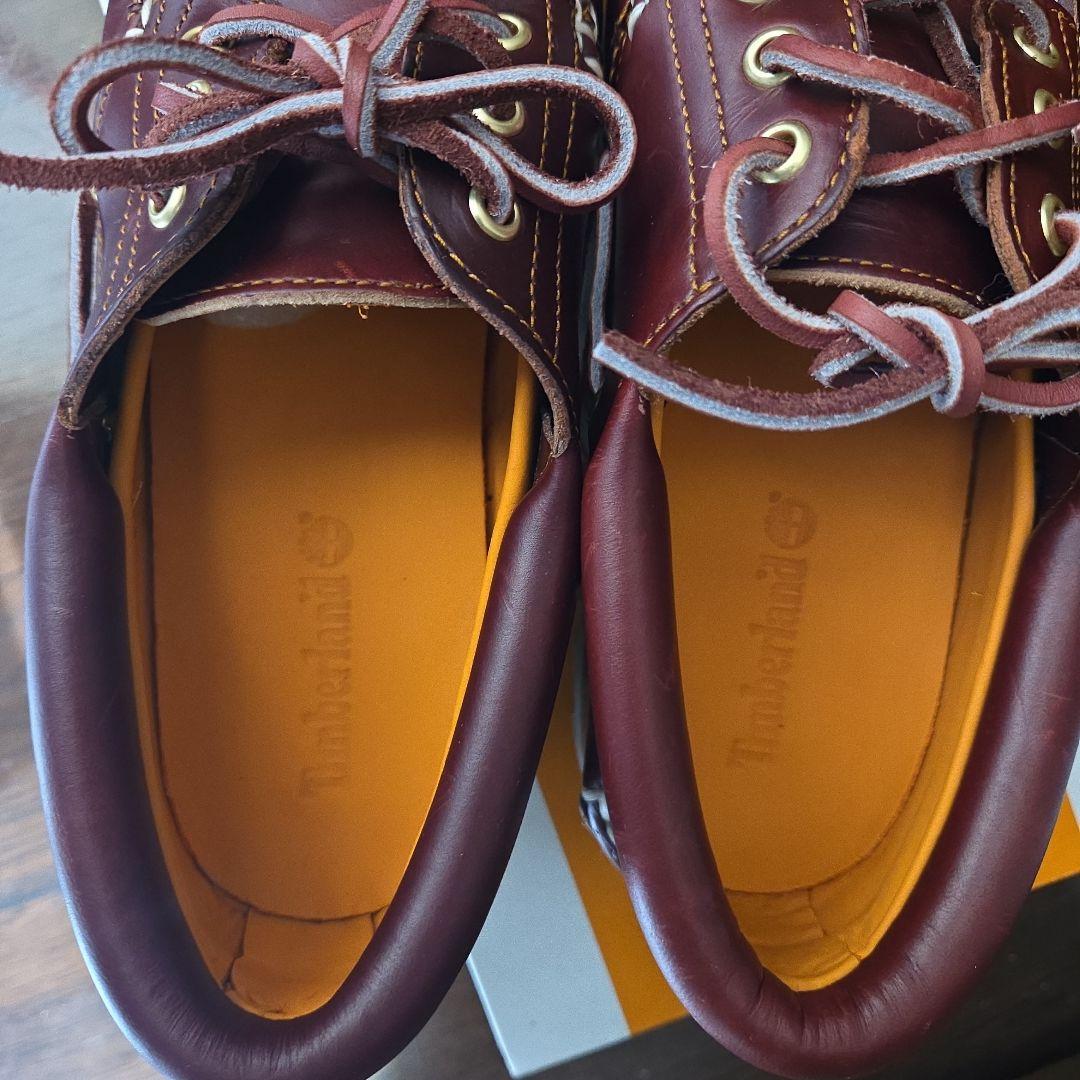 新品 Timberland 3eye Burgundy 27cm