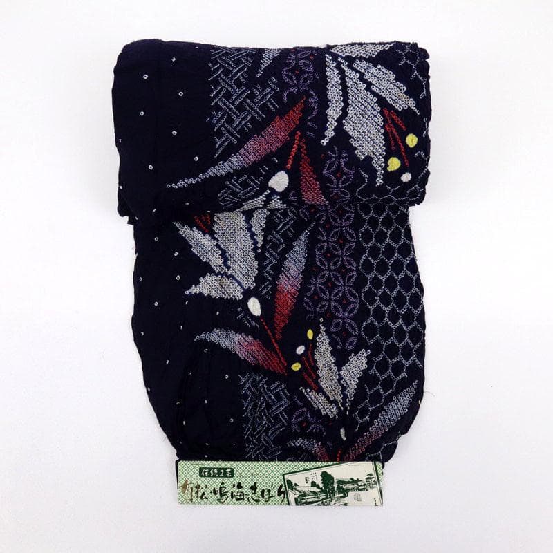 《剱持★手縫い仕立て＋色留め＋『有松鳴海絞』華麗な花模様■反25-98》
