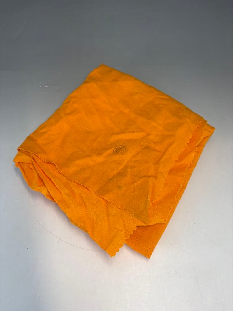 【中古品】清五郎造　銀いぶし独楽繋薬鏙（共箱）