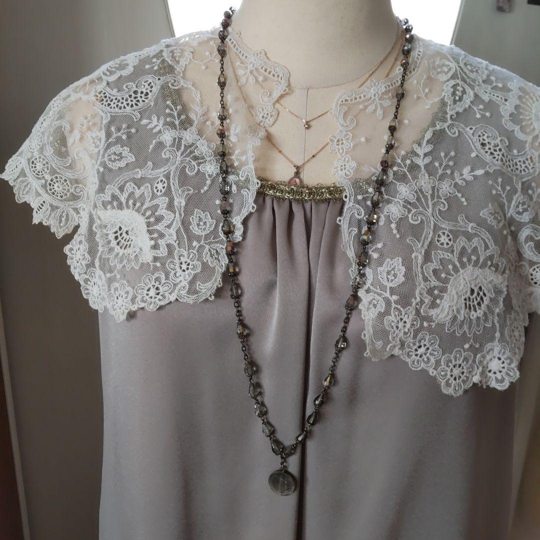 アンティーク　パーツ　メダイネックレス