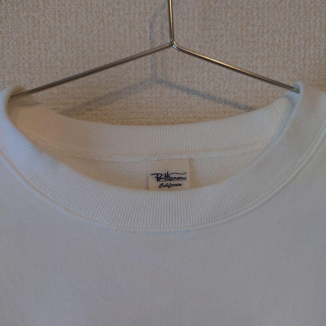 最終価格 ロンハーマン 15周年記念限定 スウェット Sサイズ ホワイト