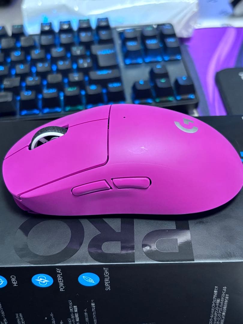 logicool G PRO X SUPERLIGHT 1ピンク