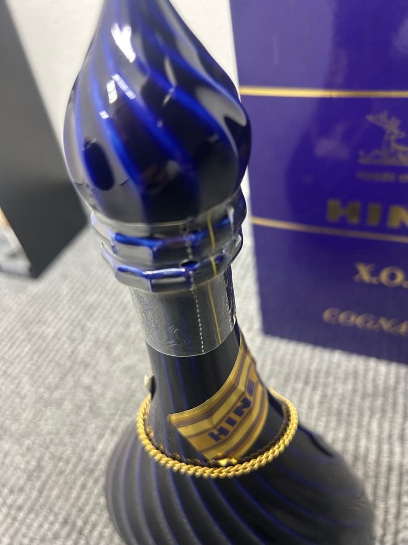 HINE X.O. コニャック 青いボトル