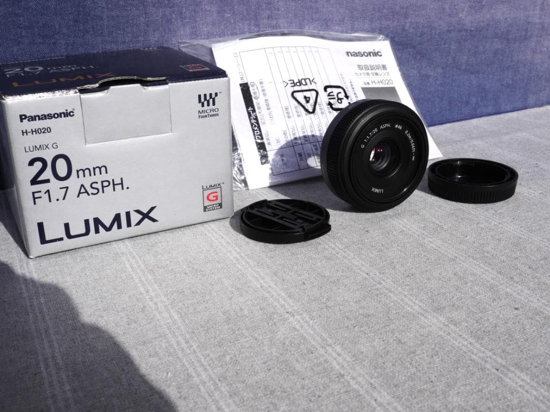 LUMIX G 20mm　F1.7 ASPH.　H-H020　単焦点レンズ