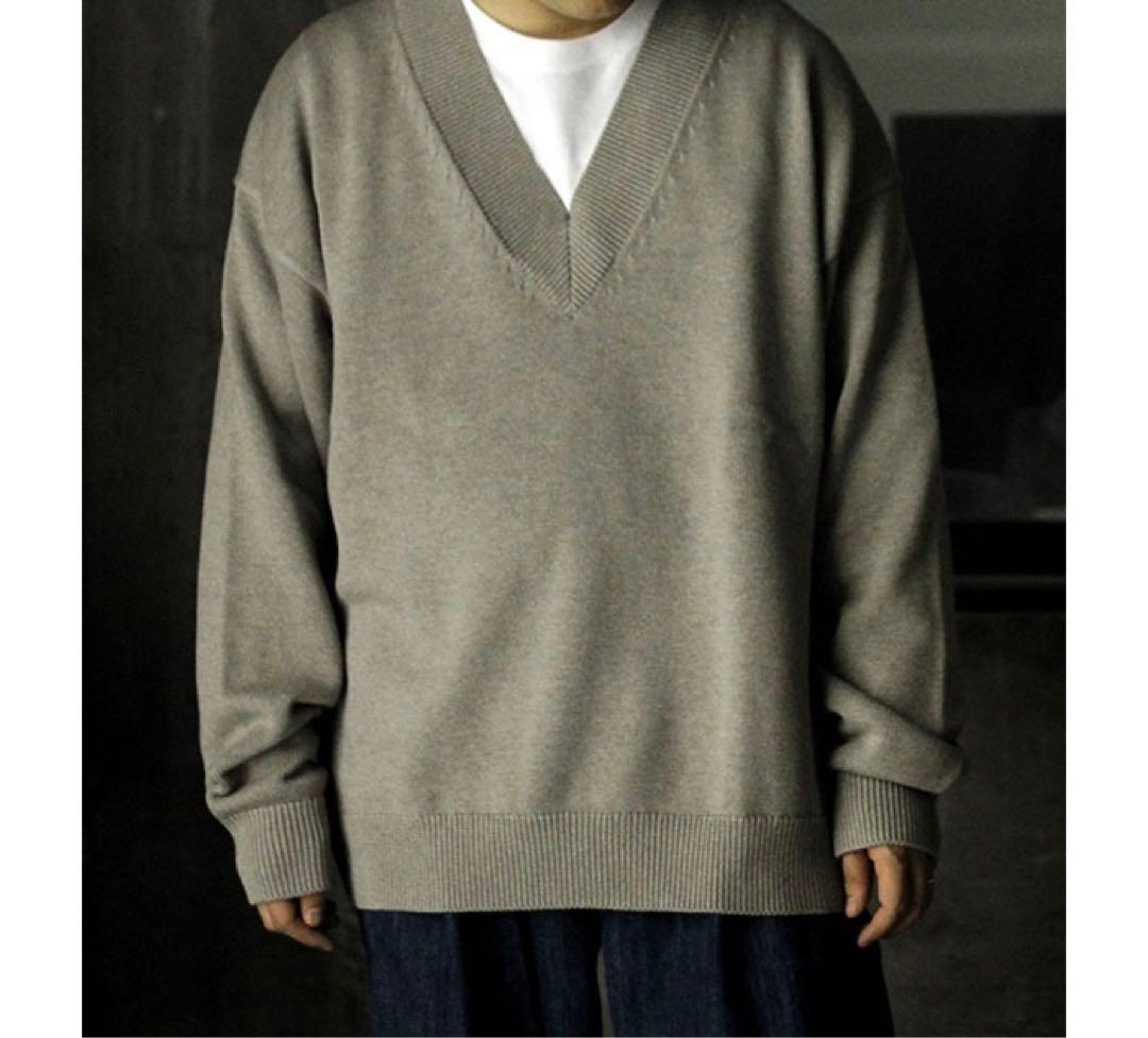 STUDIO NICHOLSON SOLA V NECK ニット