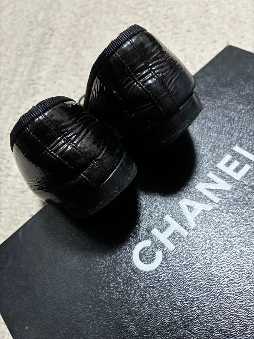 シャネル　フラットシューズ　バレエシューズ