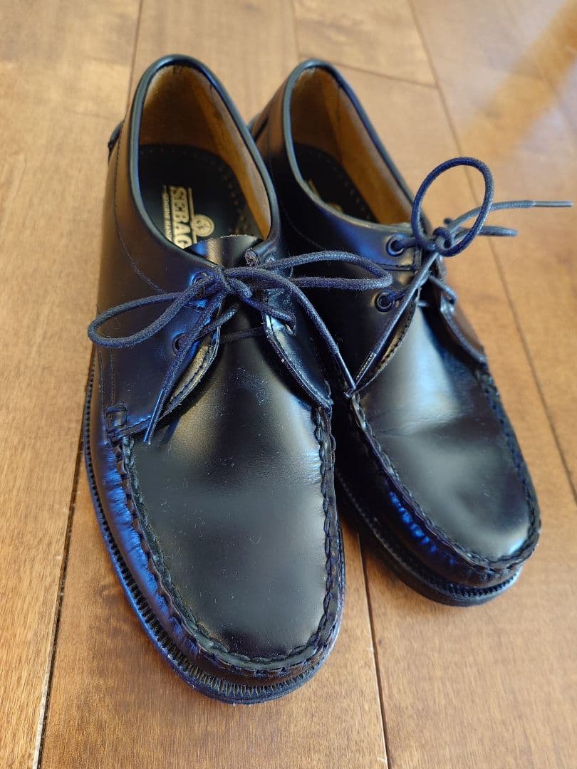 【期限値下げ】SEBAGO JAMES US6 黒 2アイレットUチップ