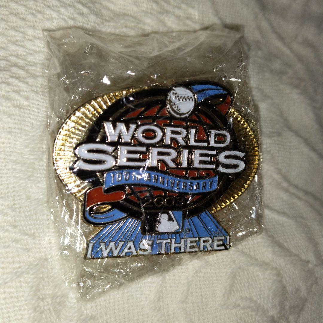MLB.2003.ワールドシリーズ.ボール.ピンバッジ　　　 　　 　　松井秀喜