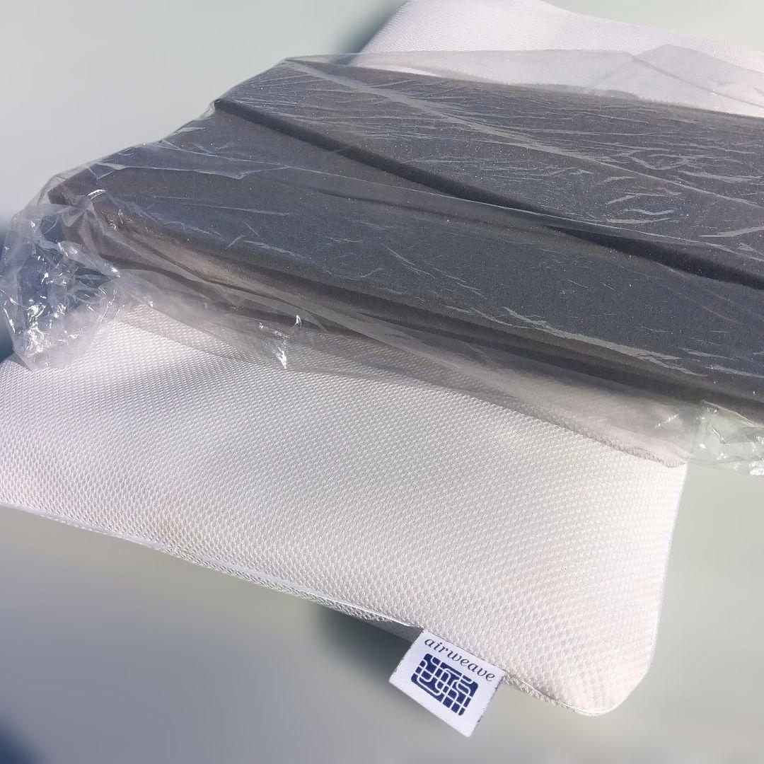 エアウィーヴ ホワイト枕 調整用クッション付き