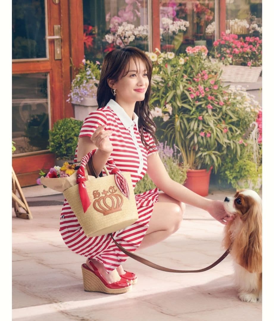 St.Christopher 王冠デザインかごバッグ