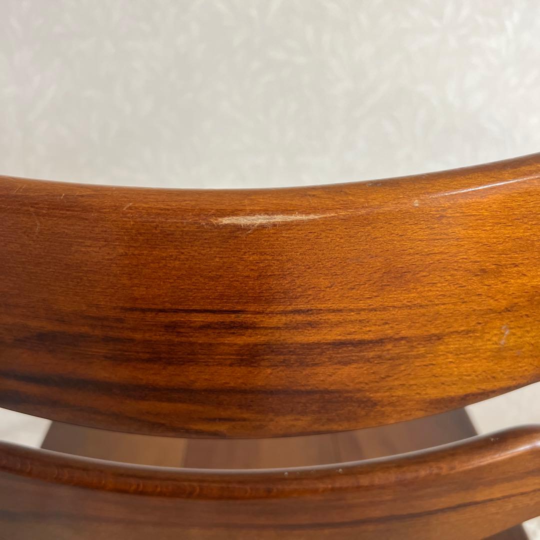 オールド カリモク コロニアル ダイニングチェア 馬車刻印 2脚 90年代 ①