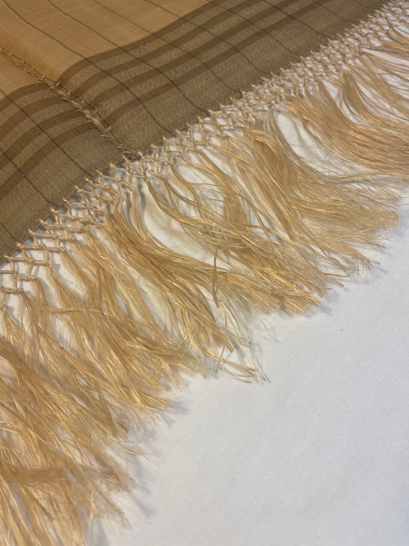 喜如嘉　芭蕉布　工芸品　壁掛け　クロス　反物つぎ合わせデザイン