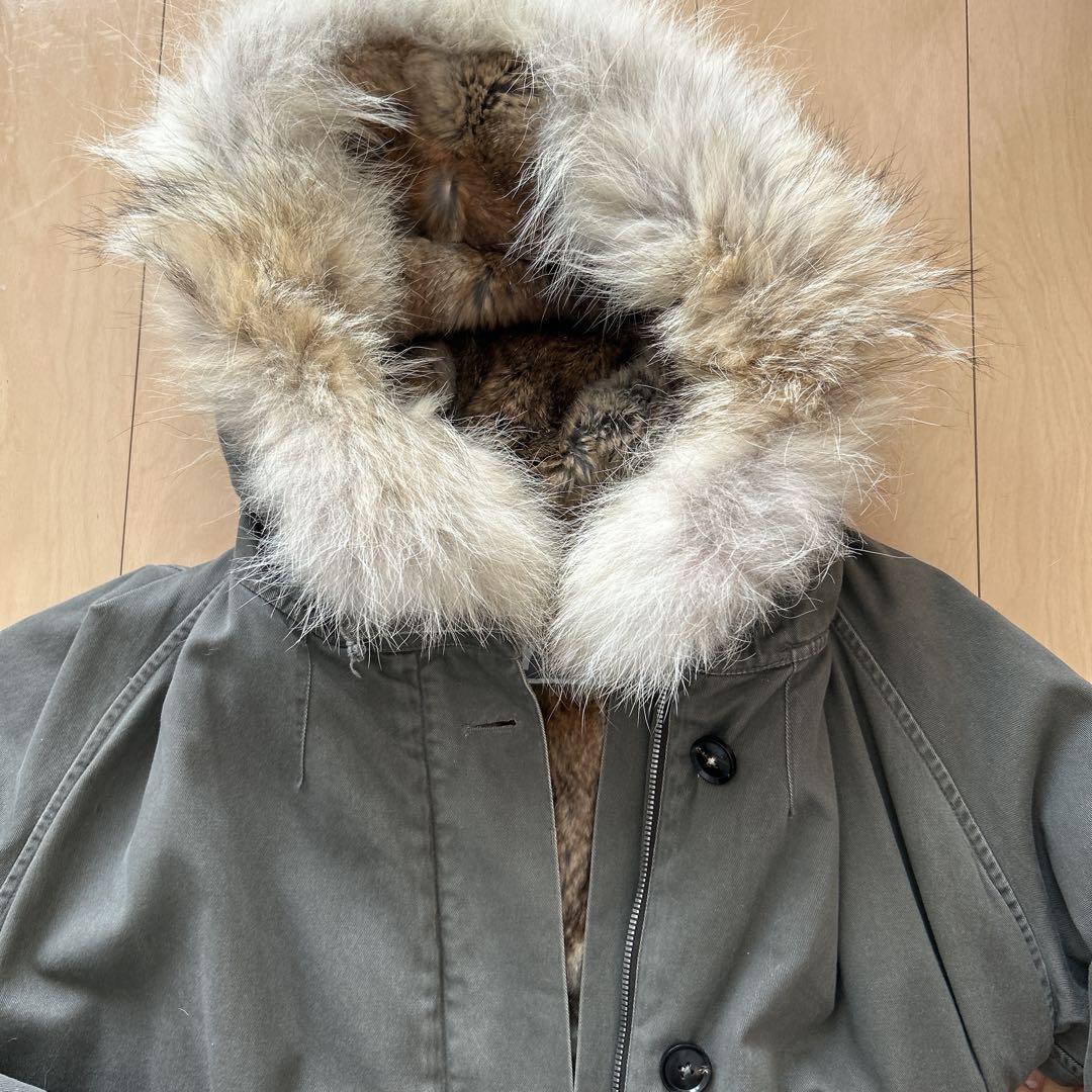 YVES SALOMON モッズコート　リアルファー