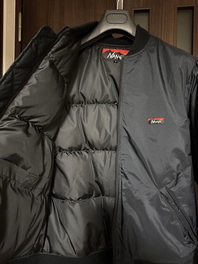 NANGA ナンガ 別注モデル MA-1 オーロラ ダウンジャケット