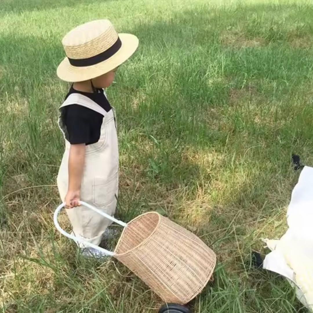 インテリア　ナチュラル　韓国インテリア　バスケット　収納　ラギーバスケット