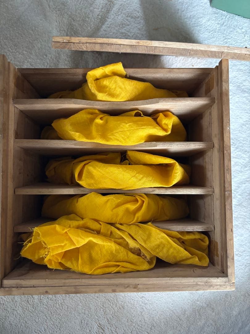 【希少】清水六兵衛作／扇型銘々皿（桜と紅葉柄）昭和期 京焼 箱付き