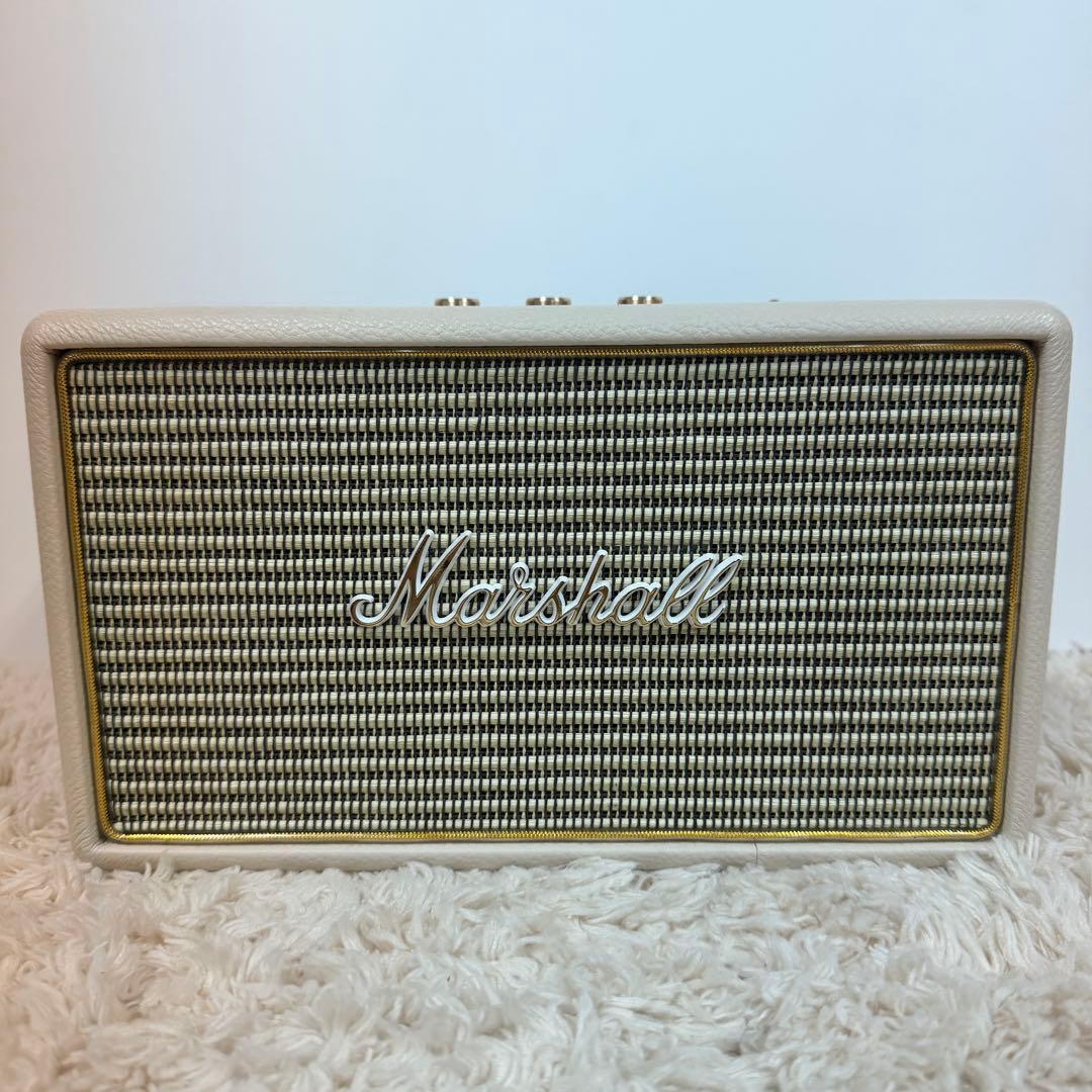 極美品 Marshall ACTON Bluetoothスピーカー クリーム
