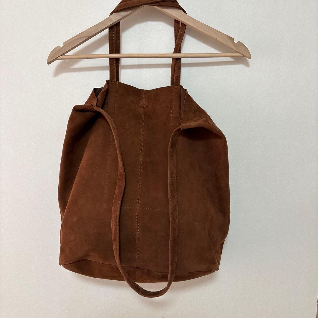 Morphée オイルスエードレザーバッグ Lサイズ