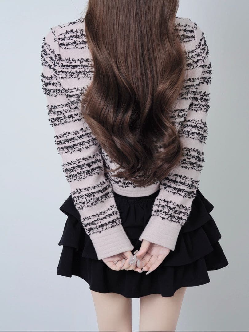 Lumignon ルミニョン ツイード カーディガン