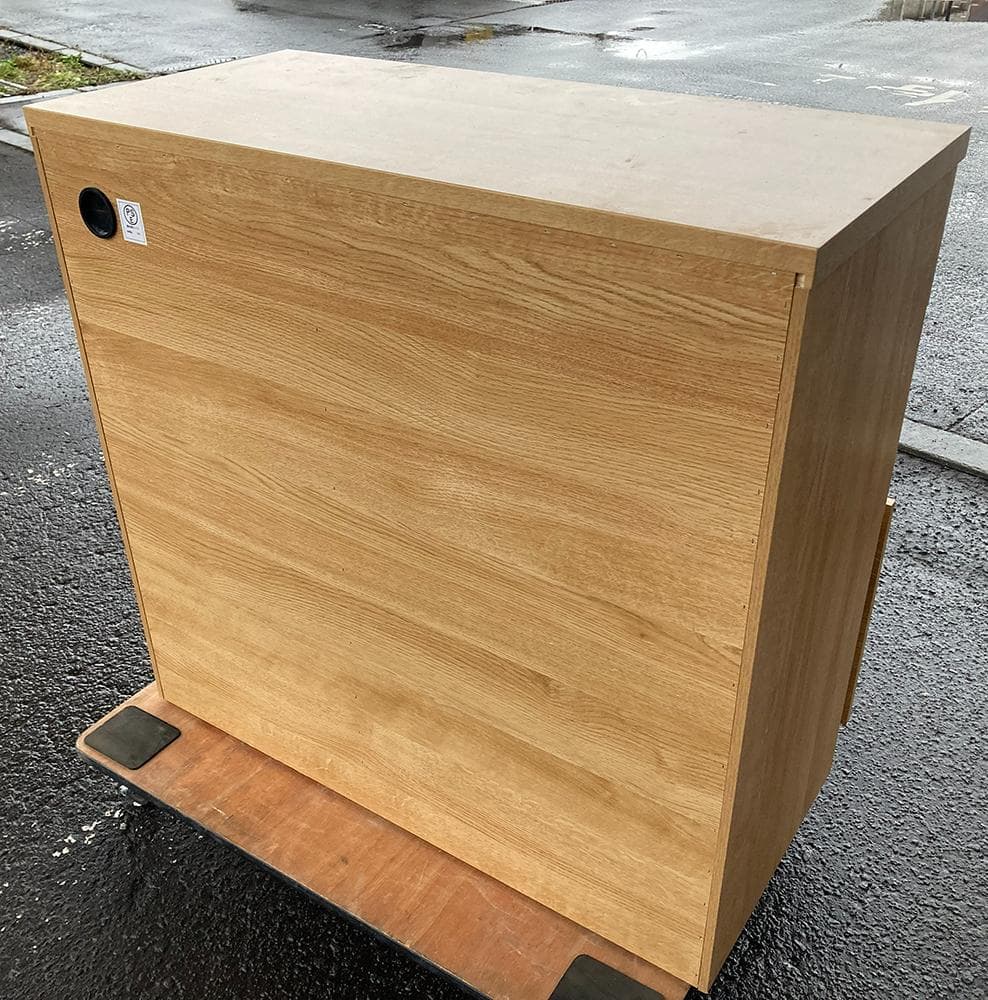 ニトリ / キッチンカウンター エトナ 90CT■ライトブラウン キャビネット