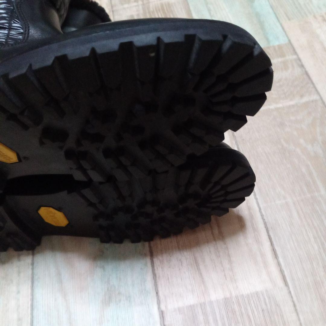 美品　MAXMARA　23.0　ブーツ　マックスマーラ　ブラック　レザー　ダウン